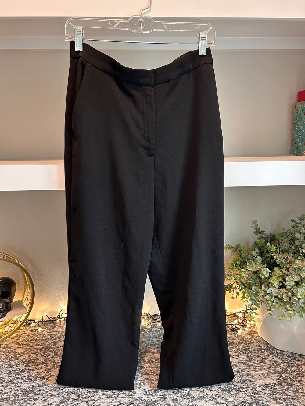 H&M | Black Straight-Leg Trousers